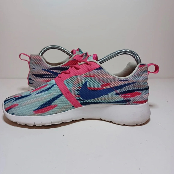 Nike Roshe One Flight Weight GS Blue/Pink 705486-401 Women Size 8.5 (283 Box 32) - Picture 3 of 9